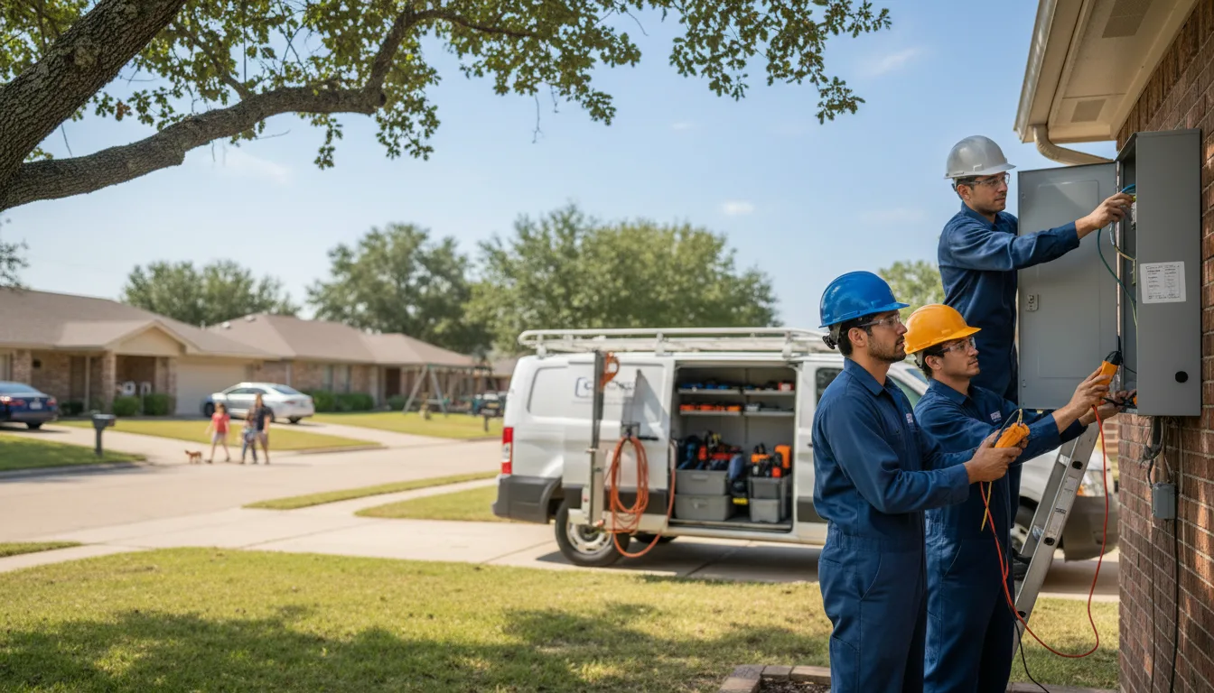 Certified electrician providing emergency electrical services in Paris, MO